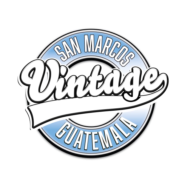 San Marcos Guatemala vintage logo by nickemporium1