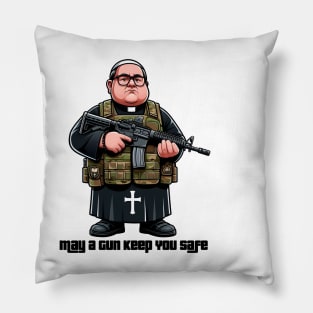 Gun Bless You Pillow