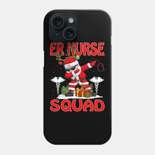 Christmas Er Nurse Squad Reindeer Pajama Dabing Santa Phone Case