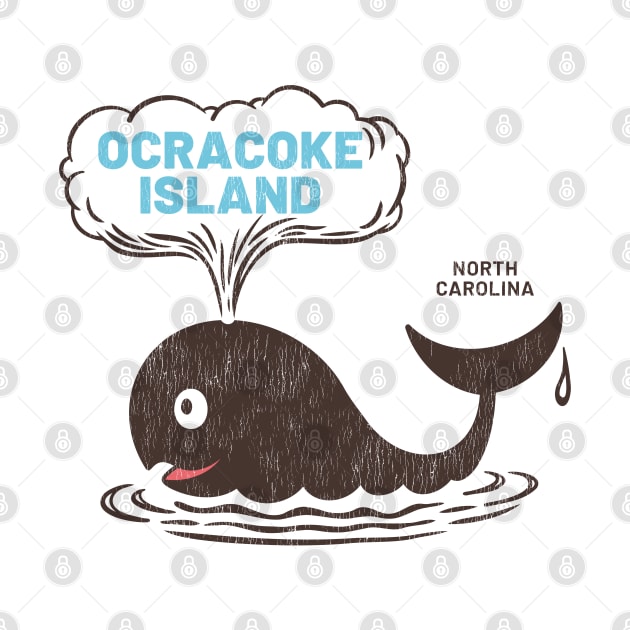 Ocracoke Island, NC Summertime Vacationing Whale Spout by Contentarama