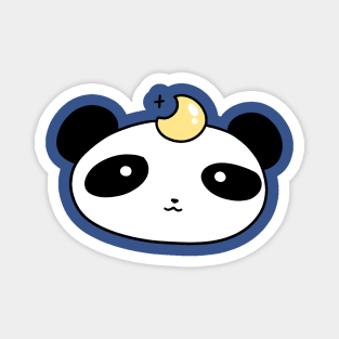 Moon Panda Face Magnet