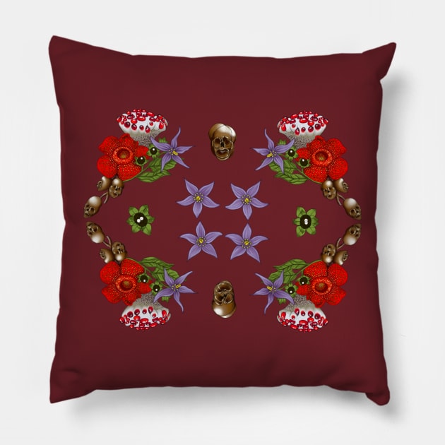 Horror Plants Pillow by Whiserpup