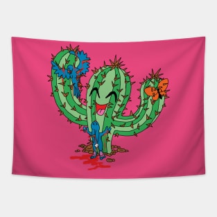 The Friendly Cactus Tapestry