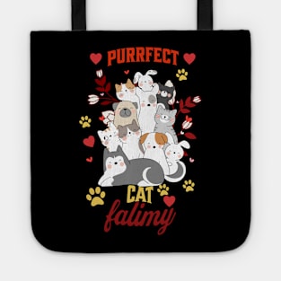 Purrfect Cat Family Tote