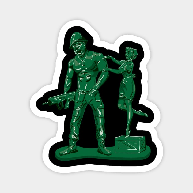 Green Army Man Vaccine Magnet by Ottie and Abbotts