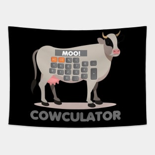 Algebra Math Calculator Funny Problem Solver Cow Moo Tapestry