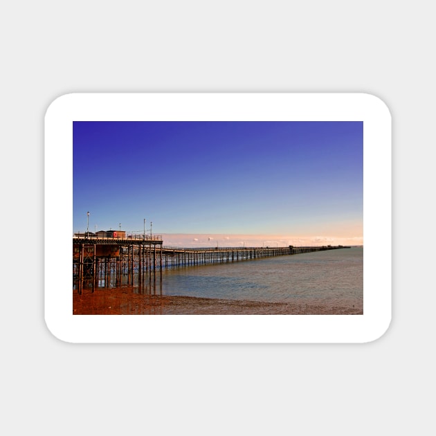 Southend on Sea Pier Essex England Magnet by AndyEvansPhotos