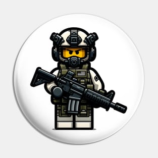 Tactical LEGO Pin