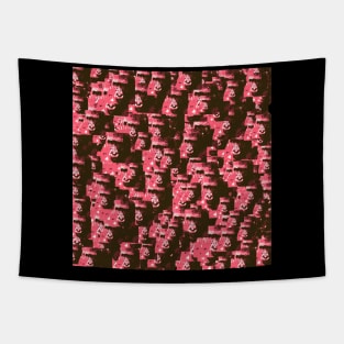 Red and black ape animal pattern Tapestry