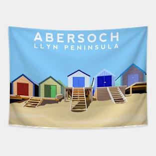 Abersoch Beach Huts - Llyn Peninsula - North Wales Tapestry