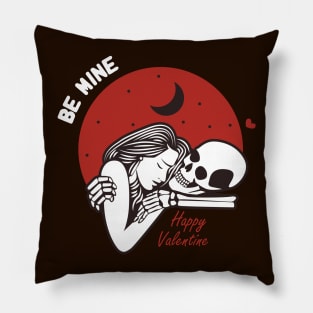 Skeleton in love Pillow