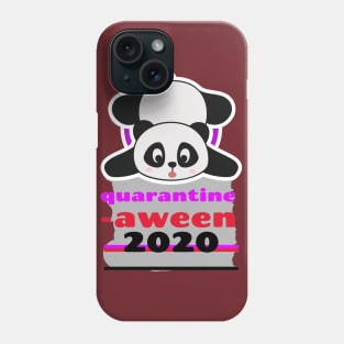 Quarantine-oween 2020 (panda) Phone Case
