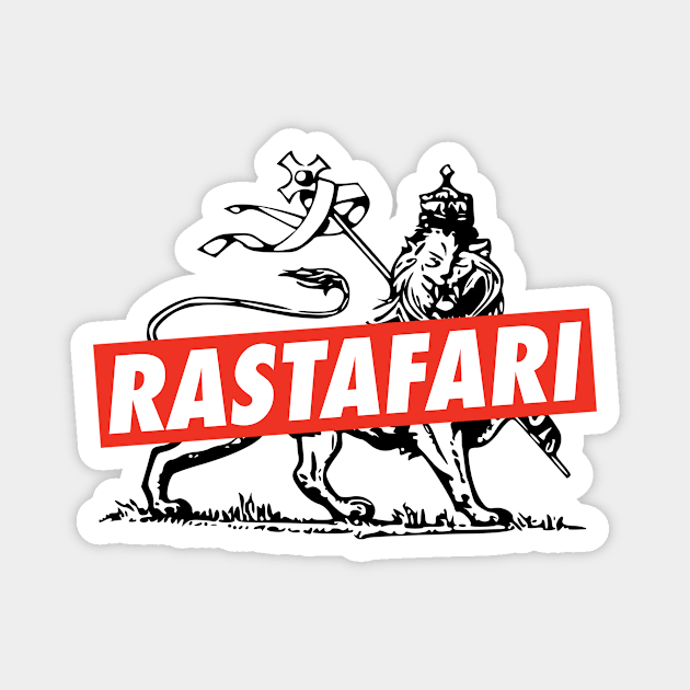 Rastafari - Lion of Judah - Reggae Shirt Magnet by Rastafari_Reggae_Shop