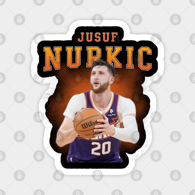 Jusuf Nurkic Magnet by Bojes Art