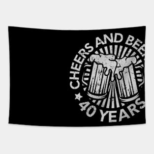 Cheers & Beers To 40 Years 40 Funny Old Classic 1982 Tapestry