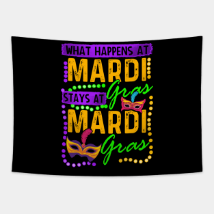 What Happens At Mardi Gras Tapestry