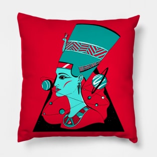 Turqred Nefertiti and The Stars Pillow