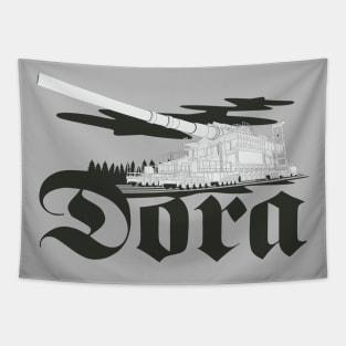 German super-heavy railway gun Dora (Schwerer Gustav) Tapestry