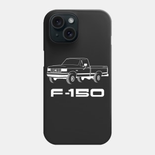 1987-1991 F150 White Print Phone Case