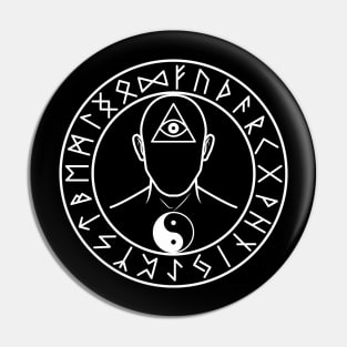 runes clairvoyance Pin