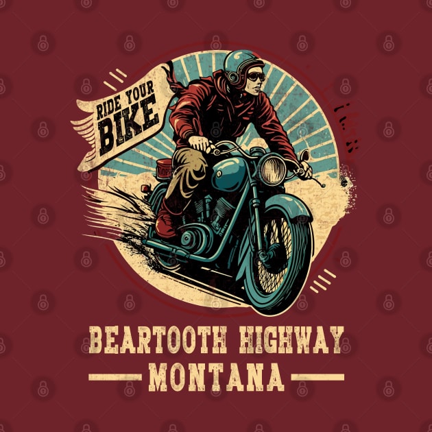 Beartooth Highway Montana - Ride your bike by 6StringD