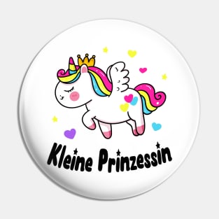 Einhorn Kleine Prinzessin Mädchen Tochter Kinder Pin