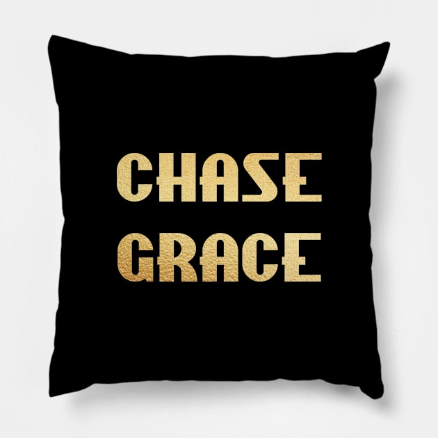 Chase grace Pillow by Dhynzz