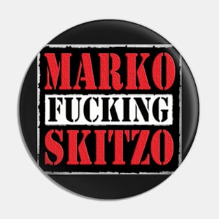 MARKO SKITZO X RAW IS SKITZO Pin