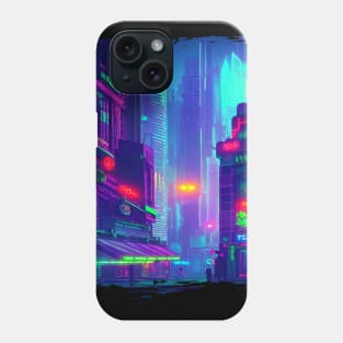 Japan Neon City Lights Phone Case