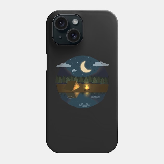 Camping Phone Case by CharactersFans