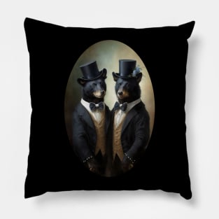 Bear Grooms - LGBTQ+ Pride and Marriage Equality Pillow