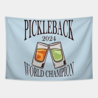 🥒 PICKLEBACK - WORLD CHAMPION 🥒 Tapestry