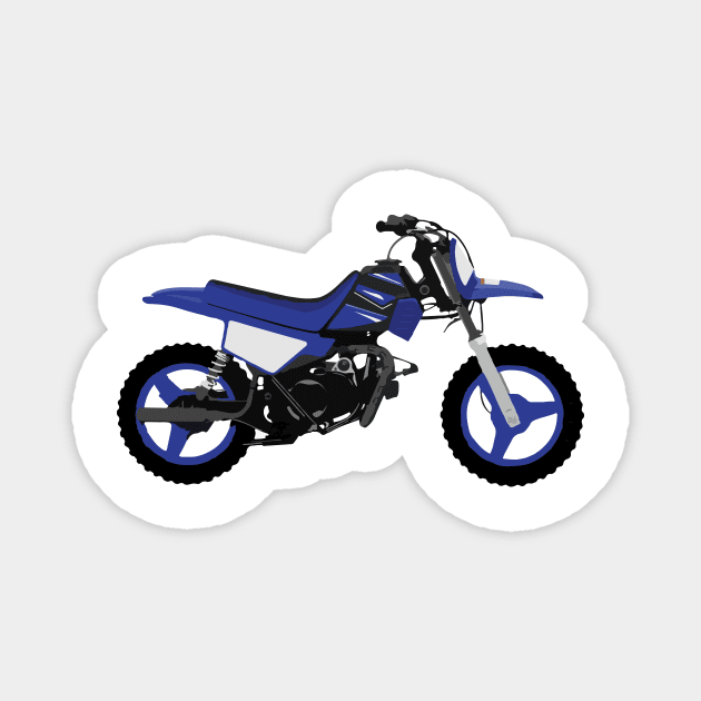 Motorcycle Yamaha PW50 Magnet by WiredDesigns