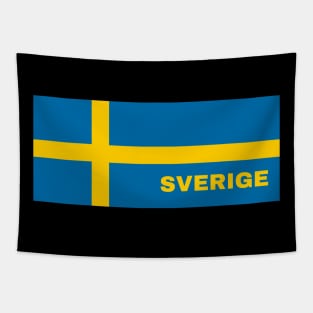 Sverige in Swedish Flag Tapestry