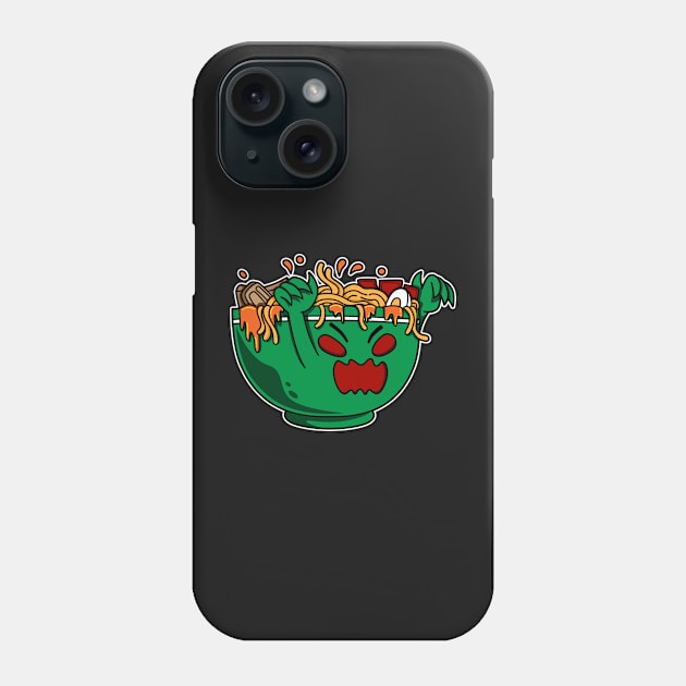 Ramen Bowl Monster - Kawaii Phone Case by Ravensdesign