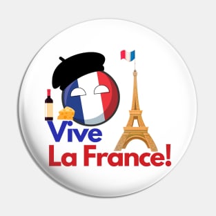 Vive la France! Pin