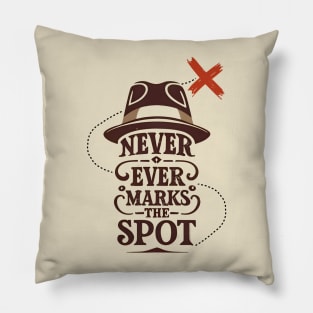 X Never Ever Marks the Spot - Adventure Pillow