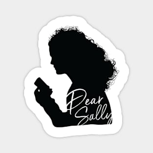 Dear Sally (Black Version) Magnet