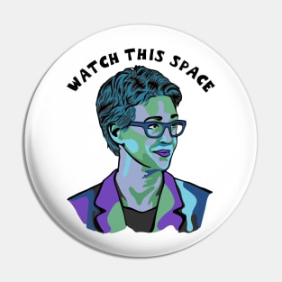 Rachel Maddow Portrait Pin