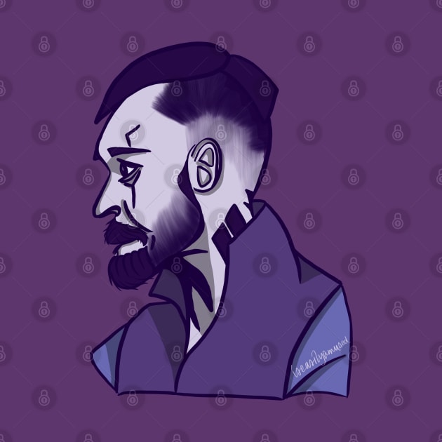 James Delaney in purple by iseasilyamused