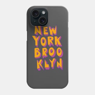 Brooklyn Burst: Dive into the Electric Energy of NYC's Creative Hub Phone Case