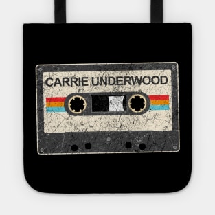 kurniamarga vintage cassette tape Carrie Underwood Tote