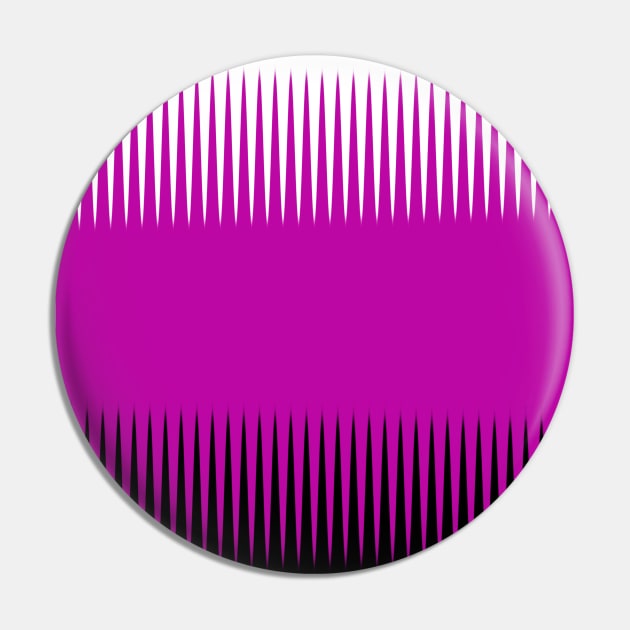 Wave Design Pink Pin by BlakCircleGirl