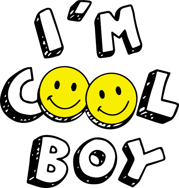 I´m cool boy Kids T-Shirt by timegraf