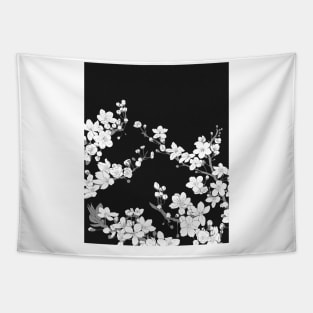 Cherry Blossoms Manga Art Tapestry