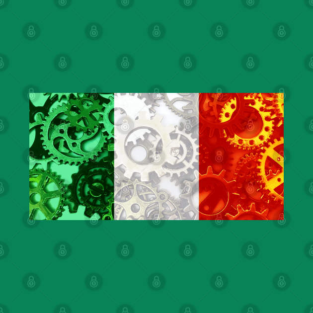 Flag of Ireland - Gears by DrPen