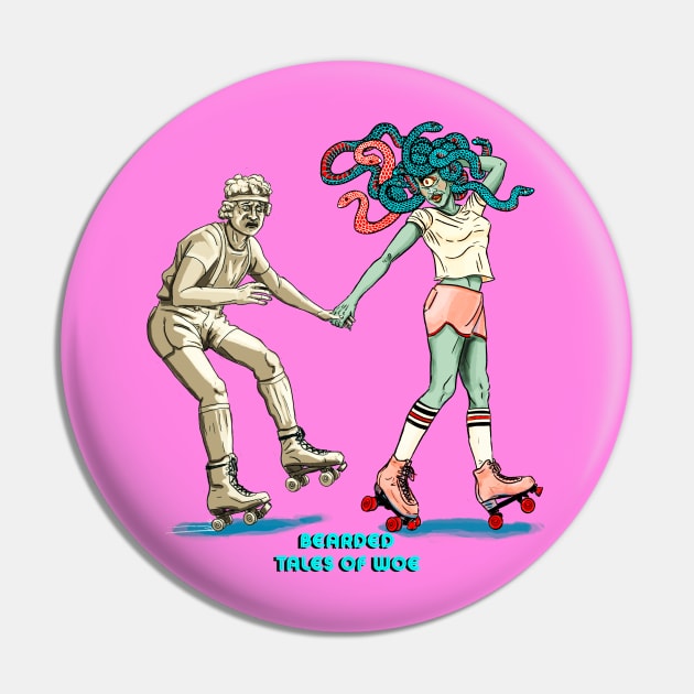 Medusa’s Boyfriend Pin by Bearded Tales Of Woe