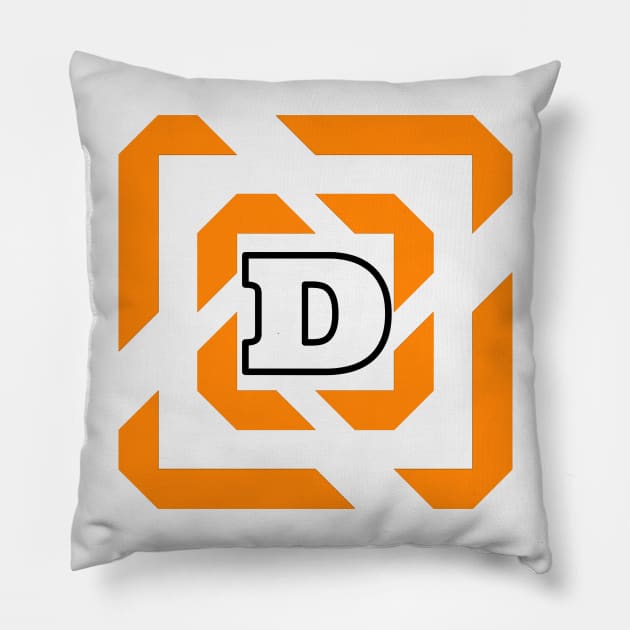 Letter D T shirts Pillow by Mariyam7