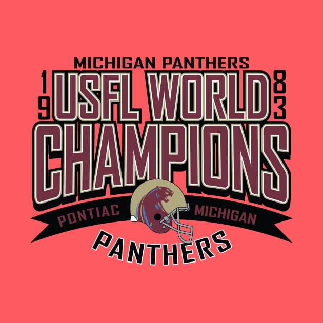 Michigan Panthers 83 Champs by HeyBeardMon