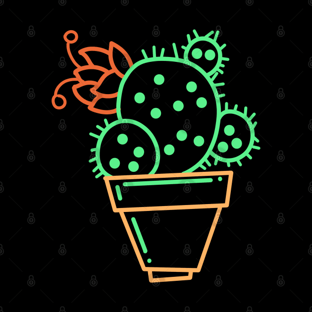 cute cactus V by donipacoceng